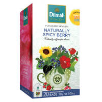 DILMAH - Herbata Naturally Spicy Berry - koperty 20 x 1.5g 