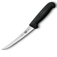 VICTORINOX - Fibrox - Nóż do trybowania - 15 cm - Czarny
