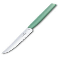 VICTORINOX - Swiss Modern - Nóż do steków i pizzy - 12 cm - Miętowo-zielony