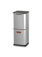JOSEPH JOSEPH - Kosz do segregacji śmieci 40 l Totem Compact Srebrny