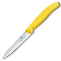 VICTORINOX - Swiss Classic - Nóż do warzyw i owoców - Gładkie ostrze - 10 cm - Żółty