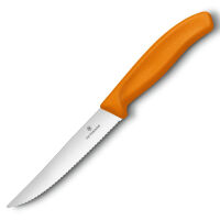 VICTORINOX - Swiss Classic - Nóż do steków - 12 cm - Pomarańczowy