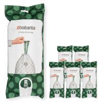BRABANTIA 138584 - PerfectFit Bags - Multipack - Worki na śmieci rozmiar R - 36 l - 120 szt.