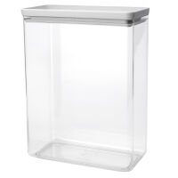 BRABANTIA 230684 - Tasty+ - Prostokątny pojemnik kuchenny - 5,4 l - Light Grey