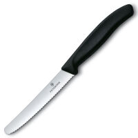VICTORINOX - Swiss Classic - Nóż do warzyw i owoców - 11 cm - Czarny