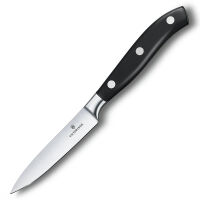 VICTORINOX - Grand Maitre - Nóż do warzyw kuty - 10 cm - Czarny