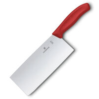 VICTORINOX - Swiss Classic - Chiński nóż szefa kuchni - 18 cm - Czerwony