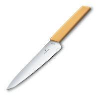 VICTORINOX - Nóż do porcjowania Swiss Modern - 19 cm - Miodowy