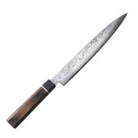 SUNCRAFT - Nóż kuchenny SENZO BLACK Sashimi 210 mm