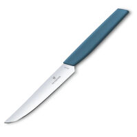 VICTORINOX - Swiss Modern - Nóż stołowy - Gładkie ostrze - 12 cm - Chabrowy
