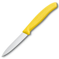 VICTORINOX - Swiss Classic - Nóż do warzyw i owoców - Gładkie ostrze - 8 cm - Żółty