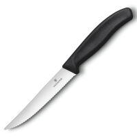 VICTORINOX - Swiss Classic - Nóż do steków - 12 cm - Czarny