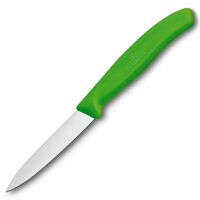 VICTORINOX - Swiss Classic - Nóż do warzyw i owoców - Gładkie ostrze - 8 cm - Zielony
