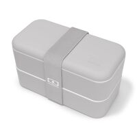 MONBENTO - Lunchbox Bento Original, Grey Coton