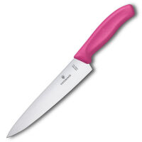 VICTORINOX - Swiss Classic - Nóż do porcjowania - 19 cm - Różowy