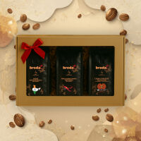 Zestaw Prezentowy • Kawy świeżo palone broda. coffee • PAPUA NOWA GWINEA - INDIE - CREMA PARADISE