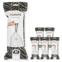 BRABANTIA 138867 - PerfectFit Bags - Multipack - Worki na śmieci rozmiar M - 60 l - 120 szt.