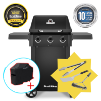 BROIL KING - Grill gazowy Gem 310 Shadow + Akcesoria i pokrowiec Select GRATIS