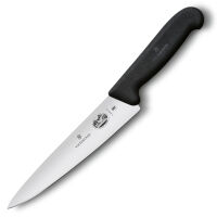 VICTORINOX - Fibrox - Nóż do mięsa - 19 cm - Czarny