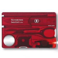 VICTORINOX - SwissCard z diodą LED - Czerwony