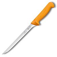 VICTORINOX - Swibo - Nóż do filetowania - Gładkie ostrze - 20 cm - Pomarańczowy