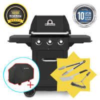 BROIL KING - Grill gazowy Royal 320 Shadow + Akcesoria i pokrowiec Select GRATIS