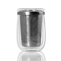 ADHOC - FUSION GLASS - Szklanka z filtrem do herbaty