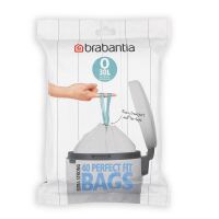 BRABANTIA 124846 - PerfectFit Bags - Worki na śmieci rozmiar O - 30 l - 40 szt.