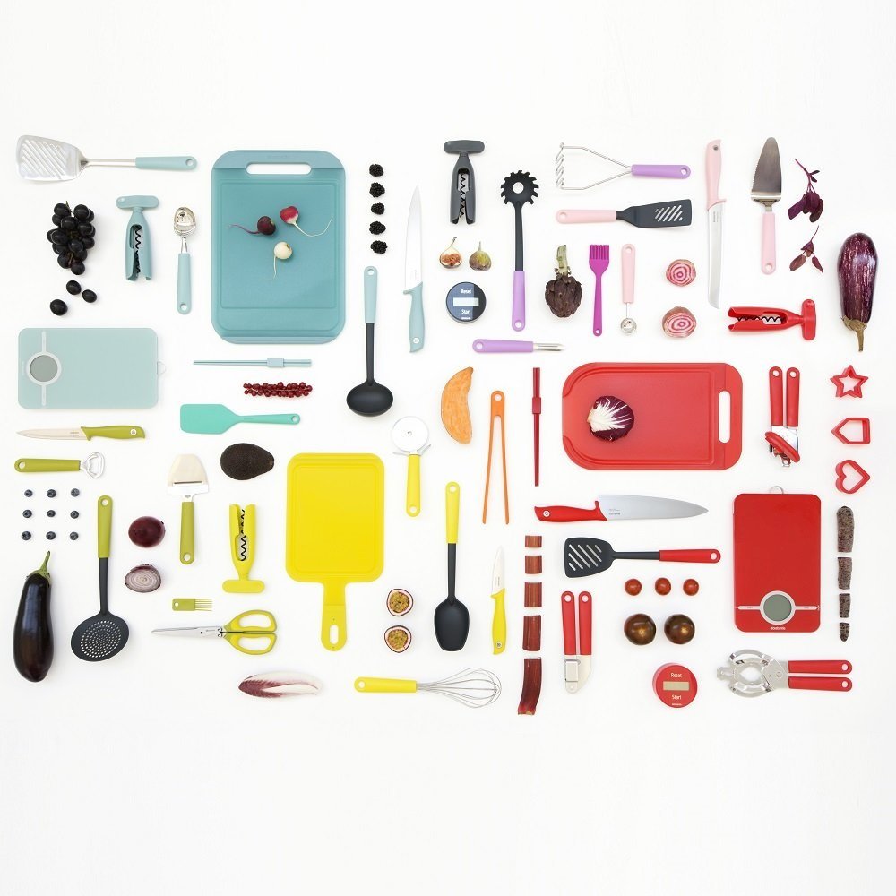 Brabantia narzędzia kuchenne z serii Tasty Colours