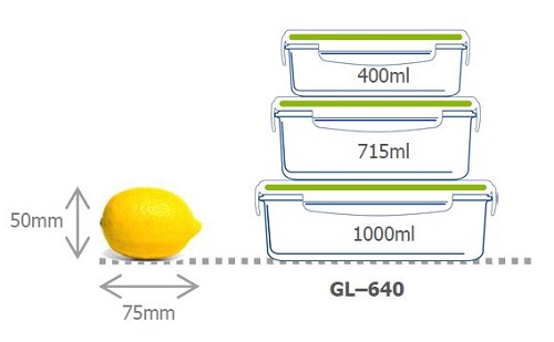 Pojemniki Glasslock GL-640